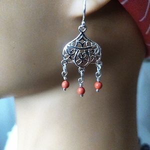 New Swarovski pearl chandelier earrings.